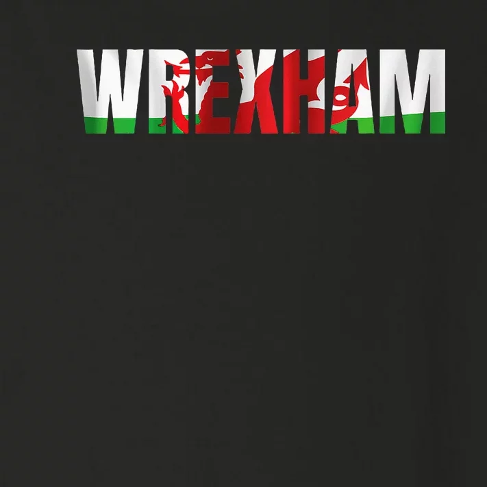 Wrexham Wales Flag Welsh Dragon Apparel Merchandise Toddler Long Sleeve Shirt