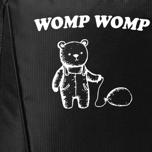 Womp Womp Funny Quote Cartoon Bear City Backpack