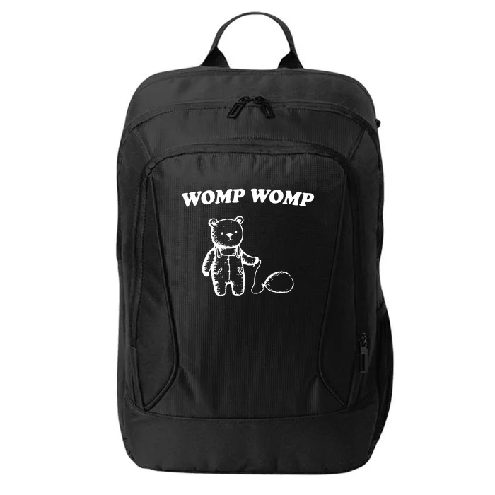 Womp Womp Funny Quote Cartoon Bear City Backpack