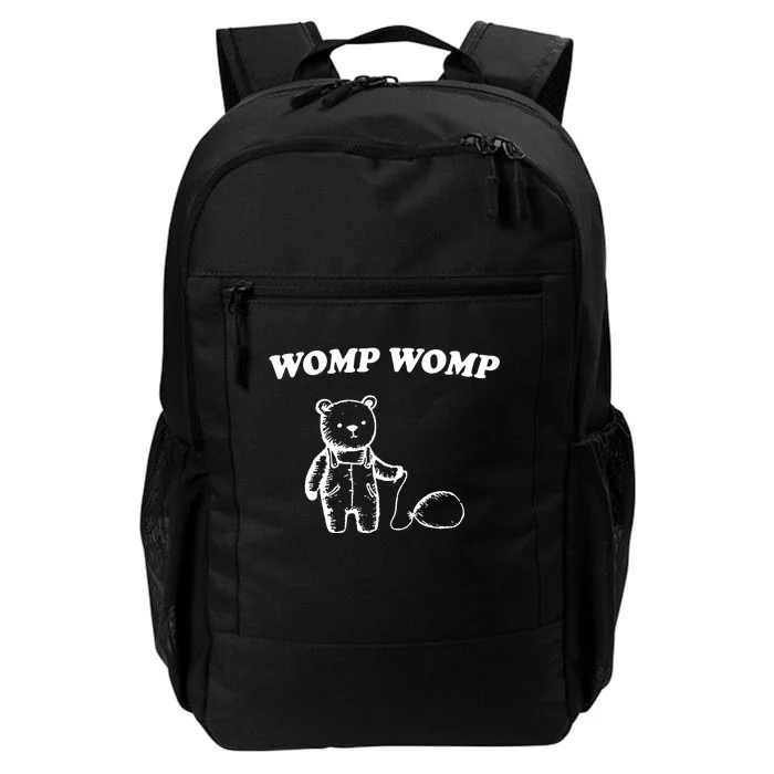 Womp Womp Funny Quote Cartoon Bear Daily Commute Backpack