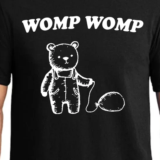 Womp Womp Funny Quote Cartoon Bear Pajama Set