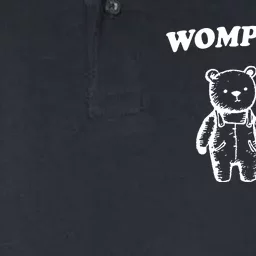 Womp Womp Funny Quote Cartoon Bear Softstyle Adult Sport Polo