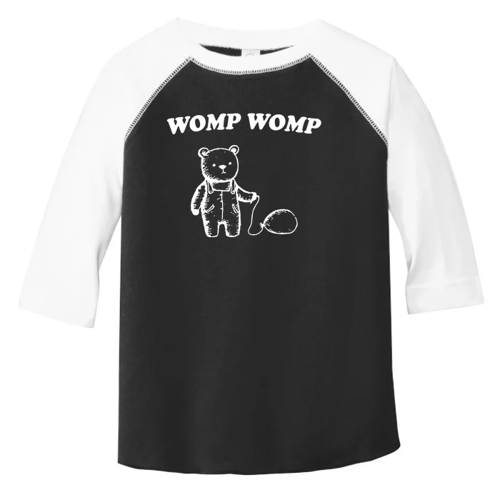 Womp Womp Funny Quote Cartoon Bear Toddler Fine Jersey T-Shirt