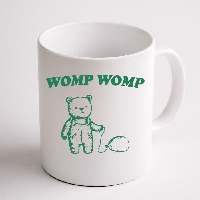 Womp Womp Funny Meme Bear Front & Back Coffee Mug