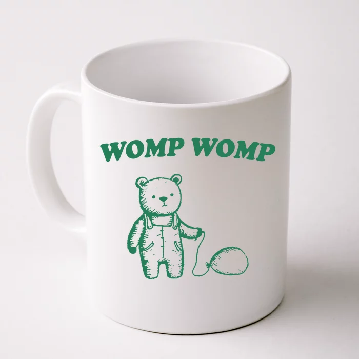 Womp Womp Funny Meme Bear Front & Back Coffee Mug