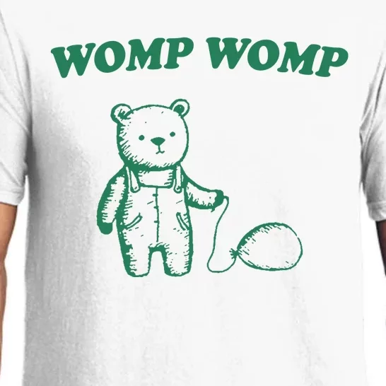 Womp Womp Funny Meme Bear Pajama Set