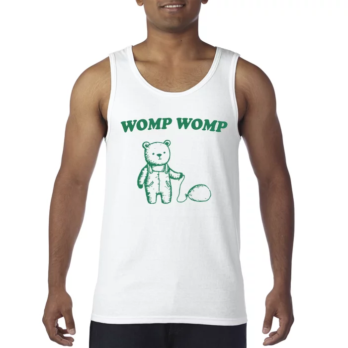 Womp Womp Funny Meme Bear Tank Top