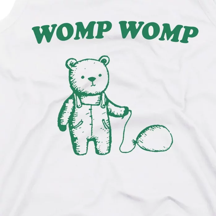 Womp Womp Funny Meme Bear Tank Top