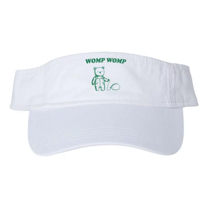 Womp Womp Funny Meme Bear Valucap Bio-Washed Visor