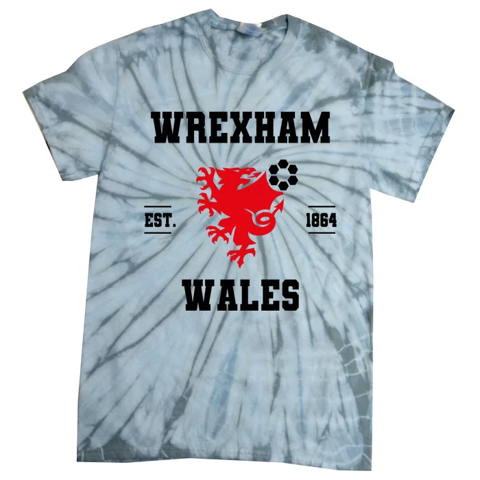 Wrexham Wales Football Gift Tie-Dye T-Shirt