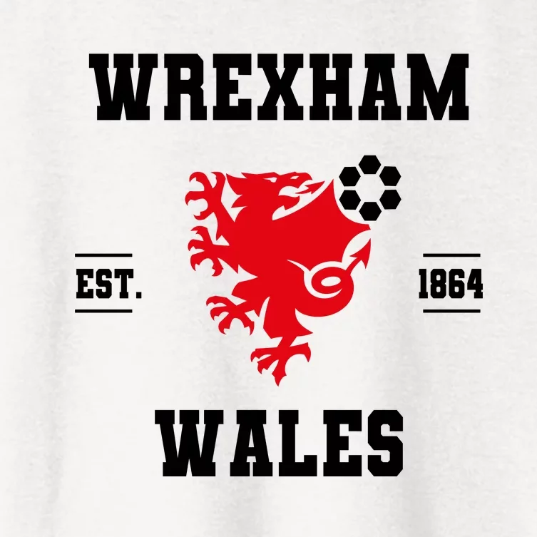 Wrexham Wales Football Gift Women's Crop Top Tee