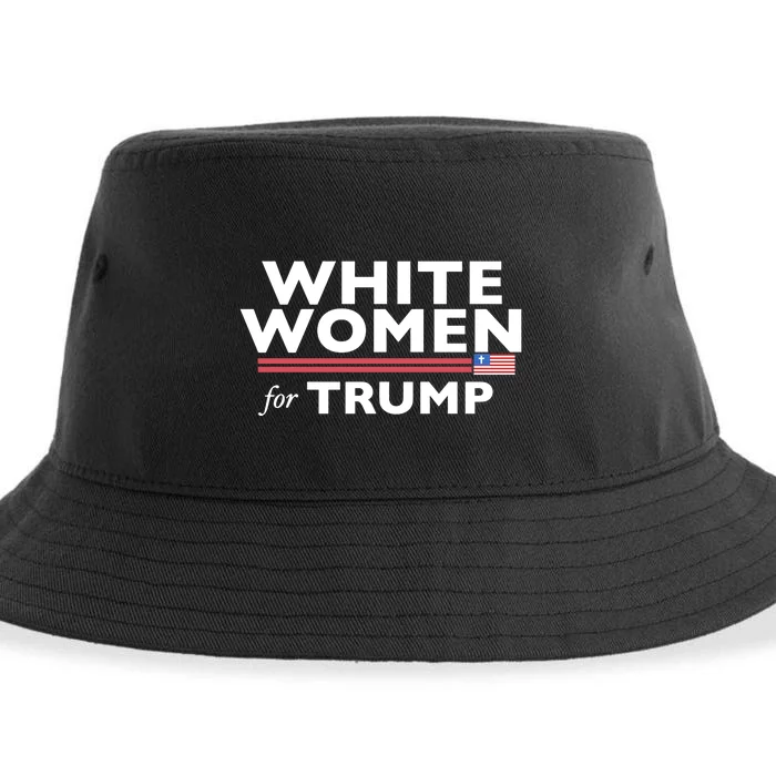 White Women For Trump Sustainable Bucket Hat