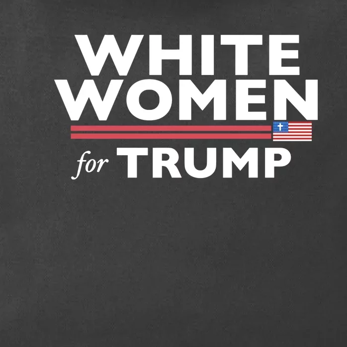 White Women For Trump Zip Tote Bag