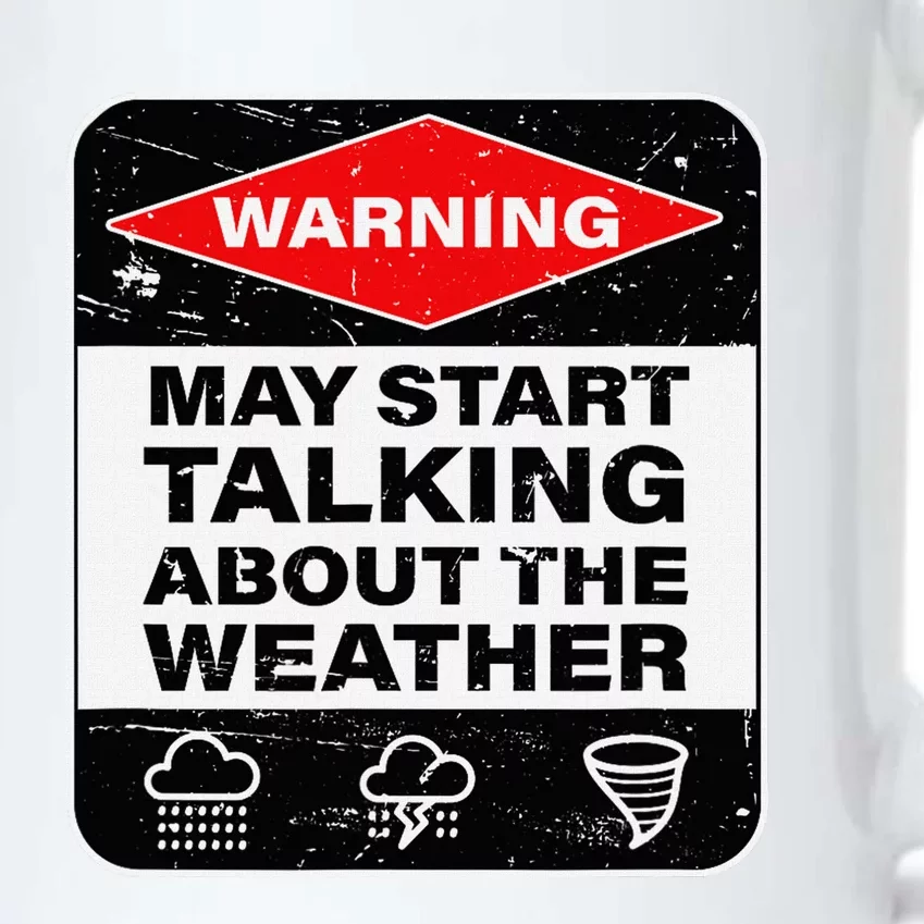 Weather Warning Funny Raining Storms Meteorology Black Color Changing Mug