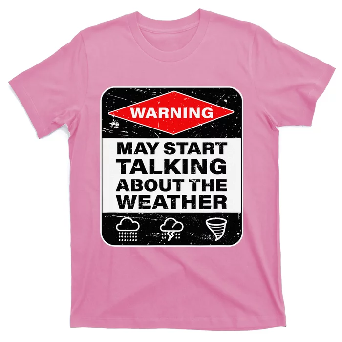 Weather Warning Funny Raining Storms Meteorology T-Shirt