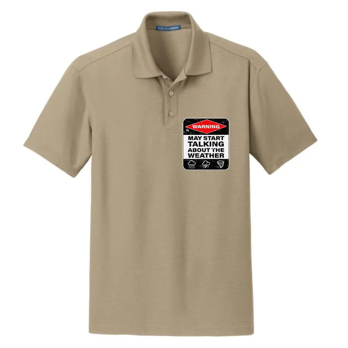 Weather Warning Funny Raining Storms Meteorology Dry Zone Grid Performance Polo