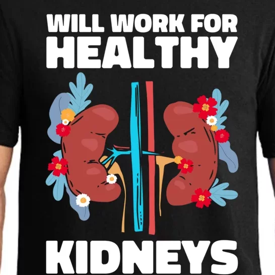 Will Work For Healthy Neys Nephrology Transplant Surgeon Cute Gift Pajama Set