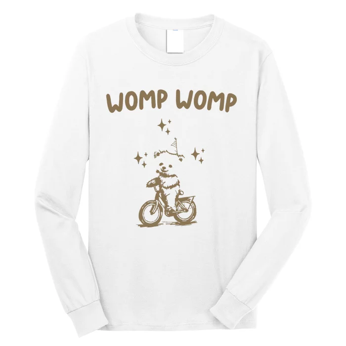 Womp Womp Funny Retro Long Sleeve Shirt