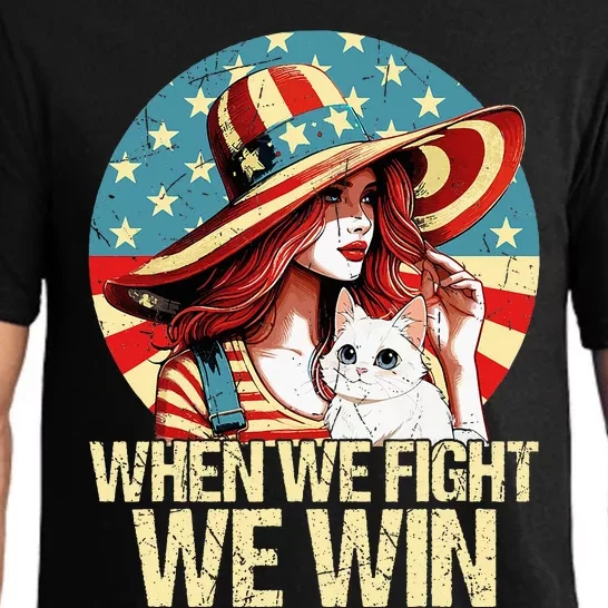 When We Fight We Win Kamala Harris 2024 For Usa President Pajama Set