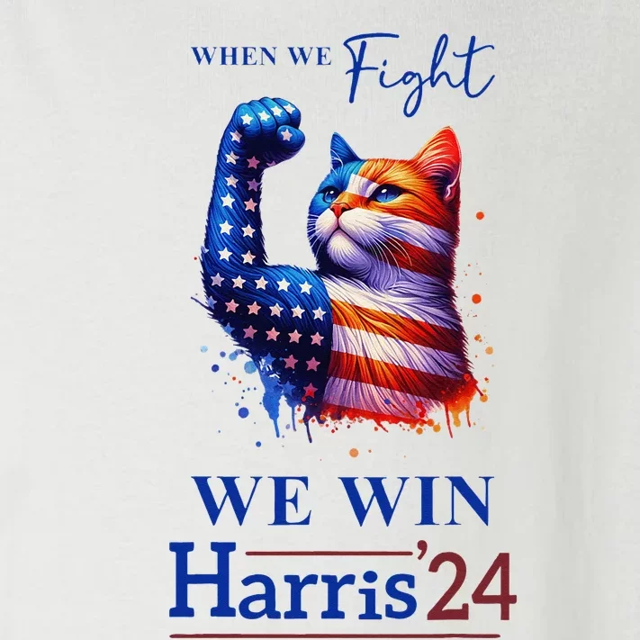 When We Fight We Win Kamala Harris Us President 2024 Toddler Long Sleeve Shirt