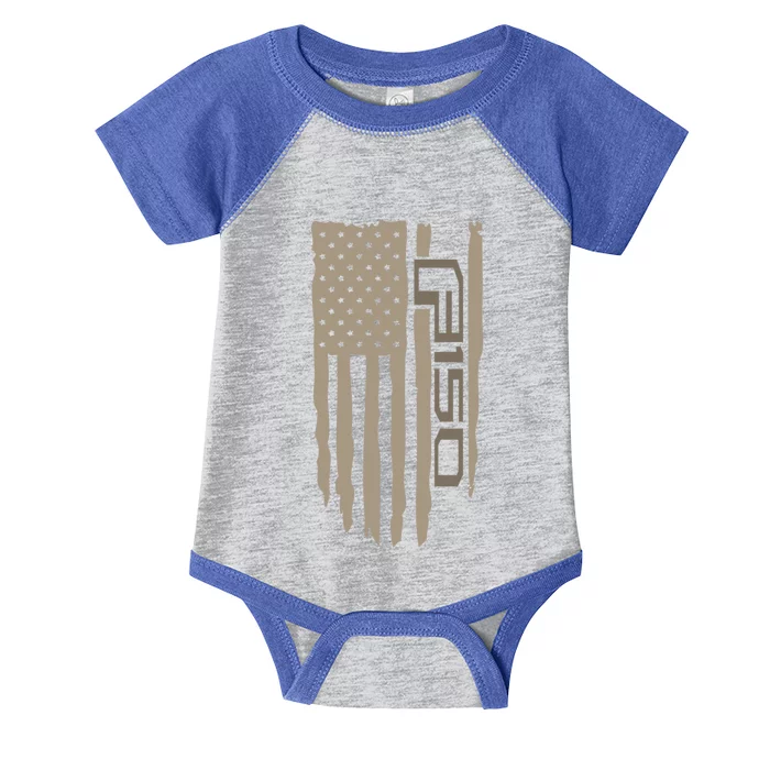 Wandering Wheels F150 American Flag Gift Infant Baby Jersey Bodysuit