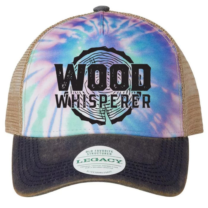 Wood Whisperer Funny Woodworking Legacy Tie Dye Trucker Hat