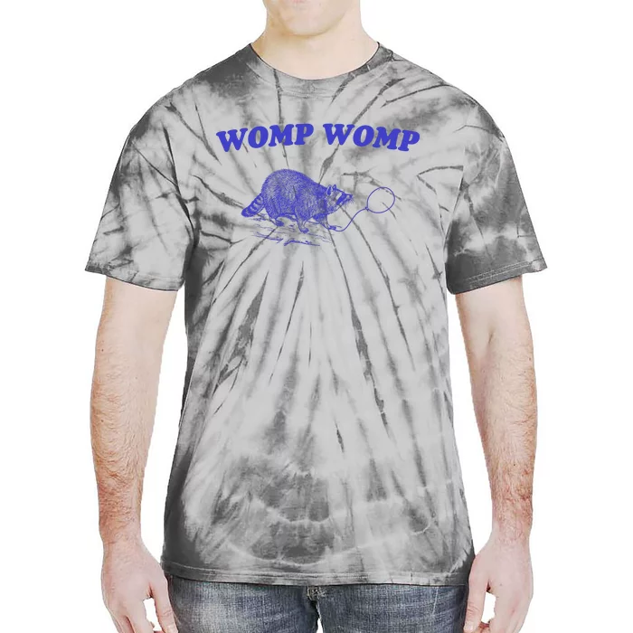 Womp Womp Funny Retro Raccoon Tie-Dye T-Shirt