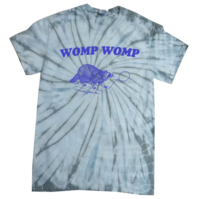 Womp Womp Funny Retro Raccoon Tie-Dye T-Shirt