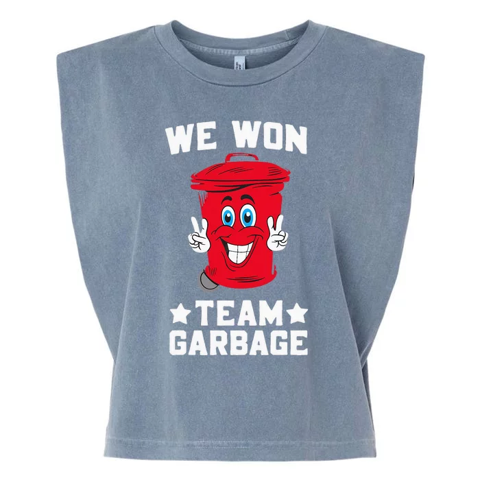 We Won Garbage Team Garment-Dyed Women's Muscle Tee