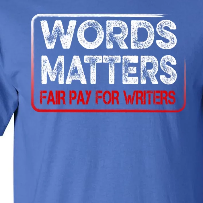 WGA Writers Guild Of America On Strike Anti AI Chatbots Tall T-Shirt