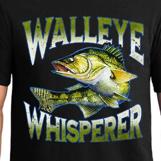 Walleye Whisperer Graphic Fishing Apparel Gift Fisherman Pajama Set