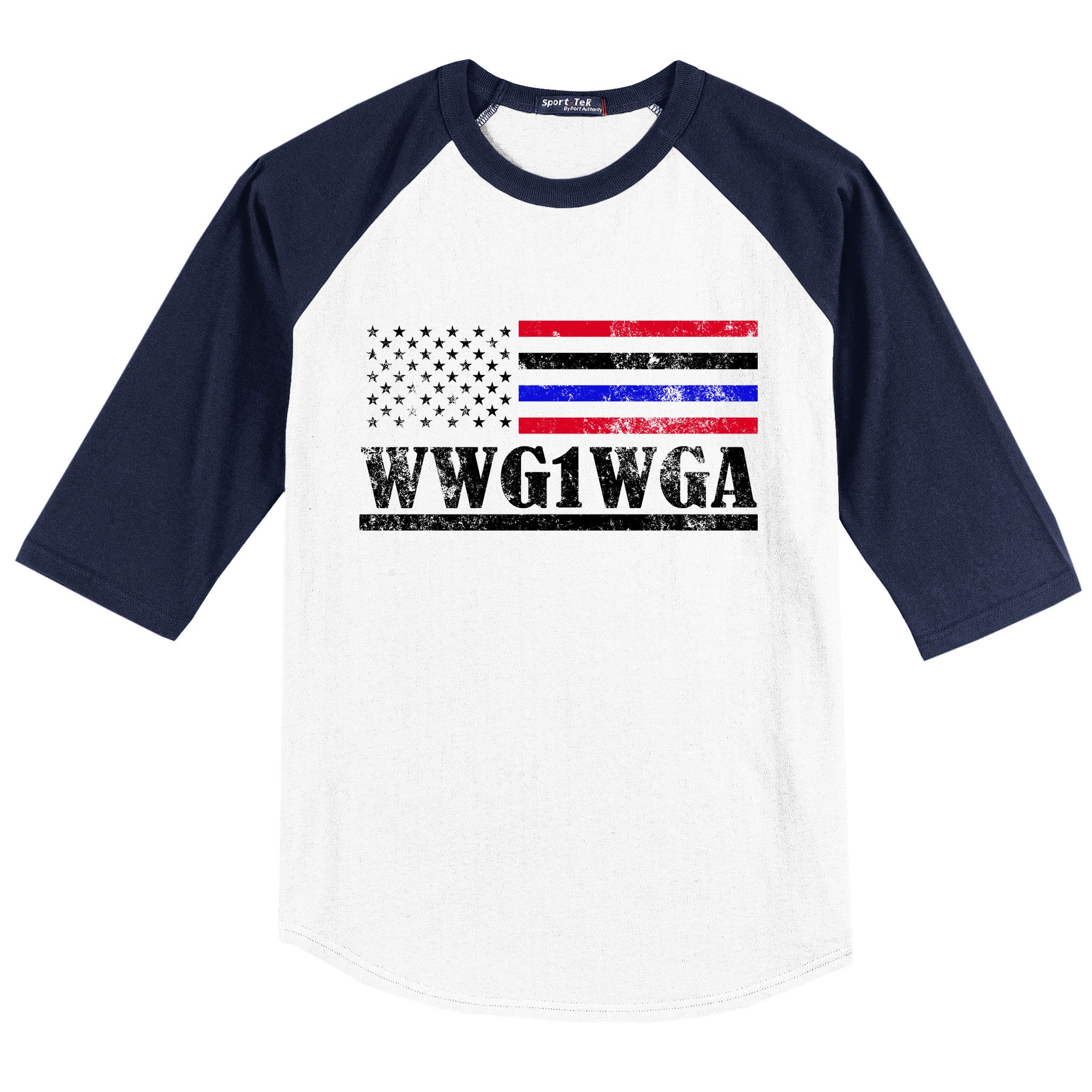 Q ANON WWG1WGA T-Shirt Patriotic Stars And Stripes Deep State Mens Tee Shirt 