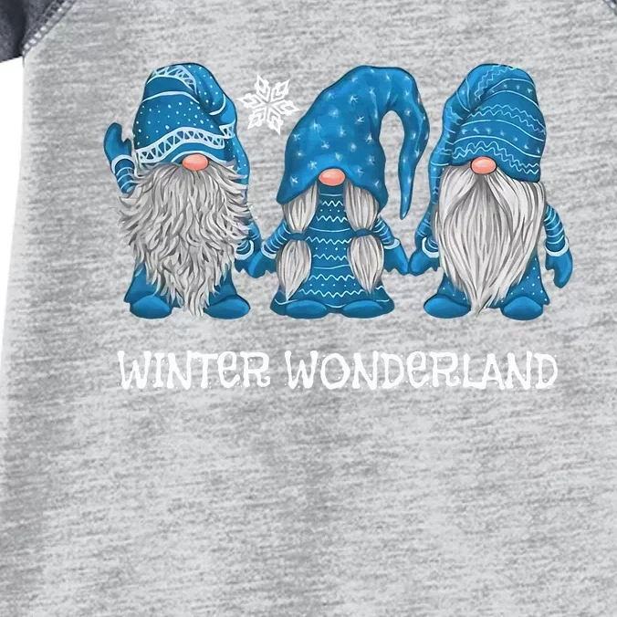 Winter Wonderland Gnomes Winter Snowy Gnomes Snow Gnome Infant Baby Jersey Bodysuit