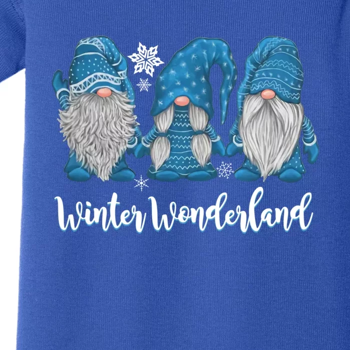 Winter Wonderland Gnomes Winter Snowy Gnomes Snow Gnome Funny Gift Baby Bodysuit