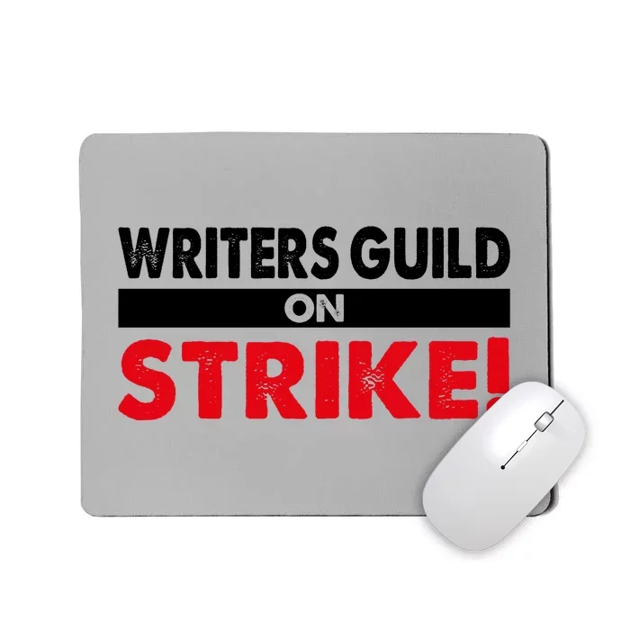 WGA Writers Guild Of America On Strike Anti AI Chatbots Mousepad