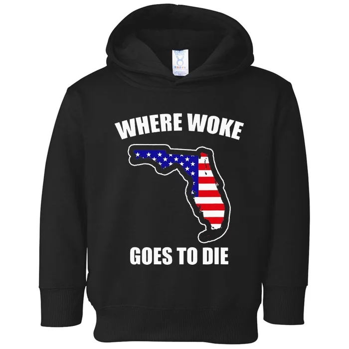 Where Woke Goes To Die Toddler Hoodie