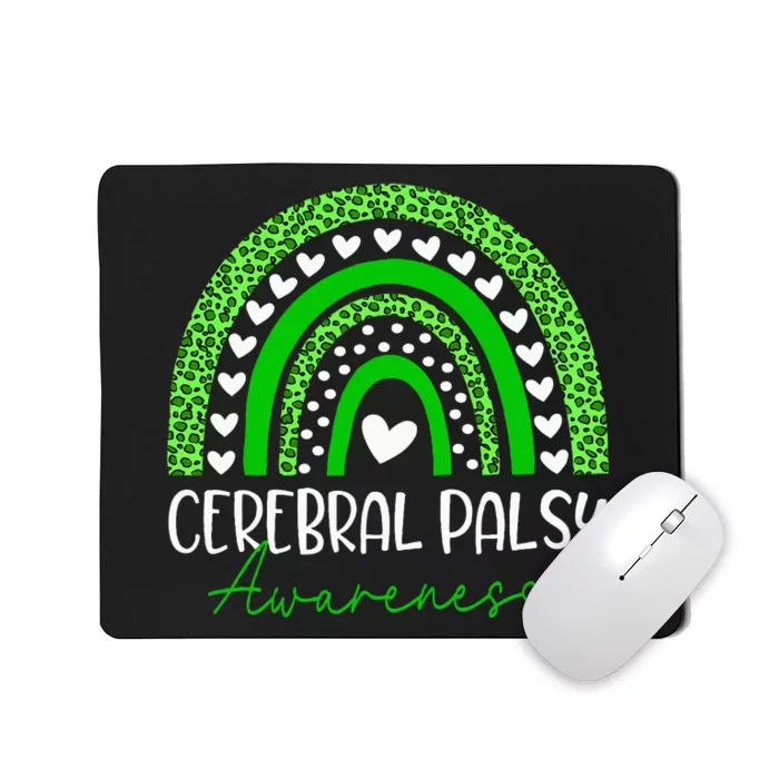 We Wear Green Cerebral Palsy Cp Awareness Mousepad