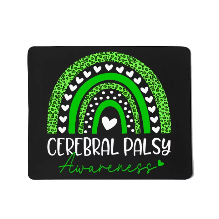 We Wear Green Cerebral Palsy Cp Awareness Mousepad