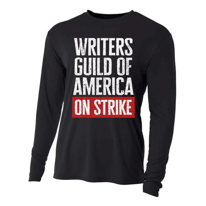 WGA Writers Guild Of America On Strike Anti AI Chatbots Cooling Performance Long Sleeve Crew