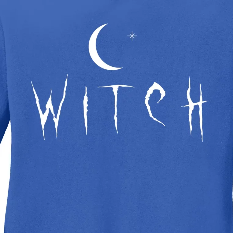 Witchy Wiccan Gift Ladies Long Sleeve Shirt