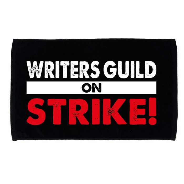 WGA Writers Guild Of America On Strike Anti AI Chatbots Microfiber Hand Towel