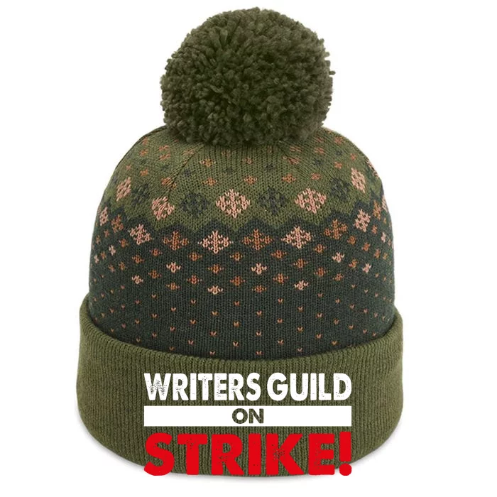 WGA Writers Guild Of America On Strike Anti AI Chatbots The Baniff Cuffed Pom Beanie