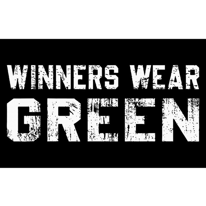 Winners Wear Green Team Spirit Game Competition Color War Bumper Sticker