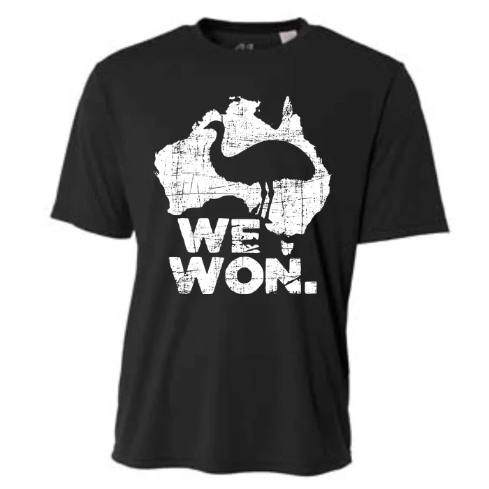 We Won Great Emu War Australian History Emu Lover Cooling Performance Crew T-Shirt