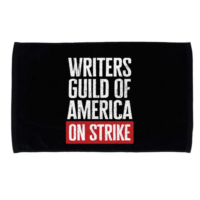 WGA Writers Guild Of America On Strike Anti AI Chatbots Microfiber Hand Towel