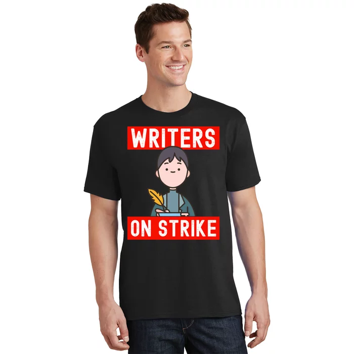 WGA Writers Guild Of America On Strike Anti AI Chatbots Cute T-Shirt