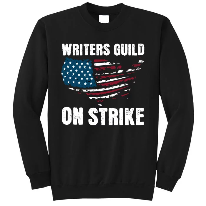 WGA Writers Guild Of America On Strike Anti AI Chatbots Tall Sweatshirt