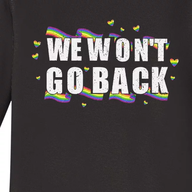 We WonT Go Back Kamala American Baby Long Sleeve Bodysuit