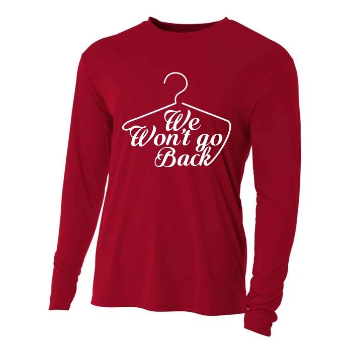 We Wont Go Back Feminist Cooling Performance Long Sleeve Crew