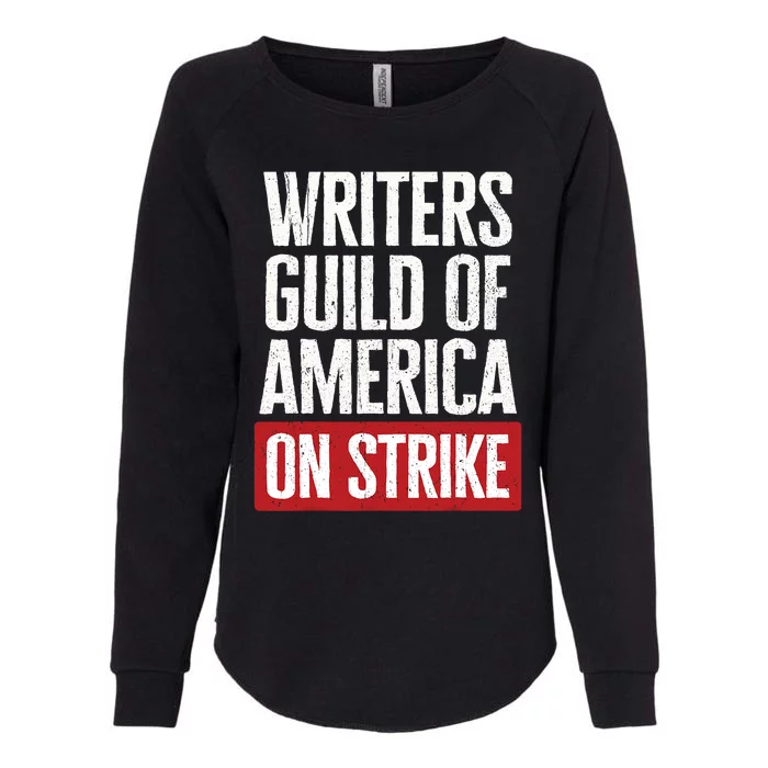 WGA Writers Guild Of America On Strike Anti AI Chatbots Womens California Wash Sweatshirt